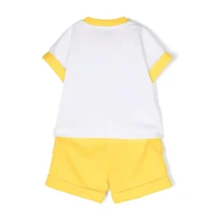 Moschino Bodysuits & Sets^Gele Kinderjurk Teddybeer Set