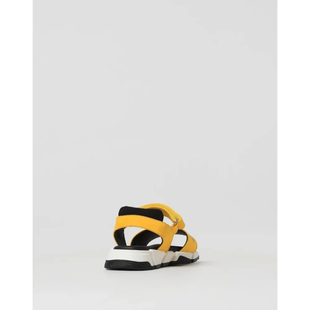 Dsquared2 Gele Leren Kindersandalen Stijlvol Comfort