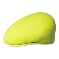 DAMES Kangol Gele Wollen Pet Iconische Stijl