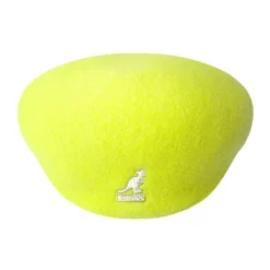 DAMES Kangol Gele Wollen Pet Iconische Stijl