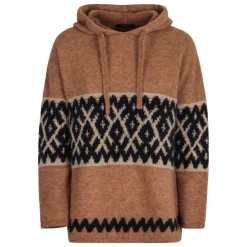 DAMES Max Mara Geometrische Jacquard Hoodie