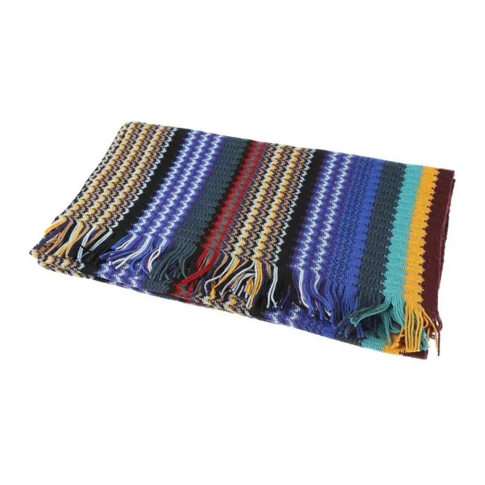 DAMES Missoni Sjaals^Geometrische Multicolor Wollen Sjaal