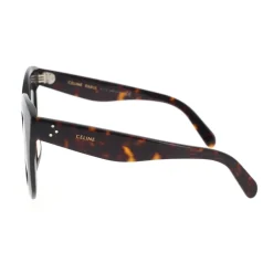 DAMES CELINE Geometrische zonnebril met groene glazen