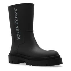 Heren Off White Laarzen^Geprinte Regenlaarzen