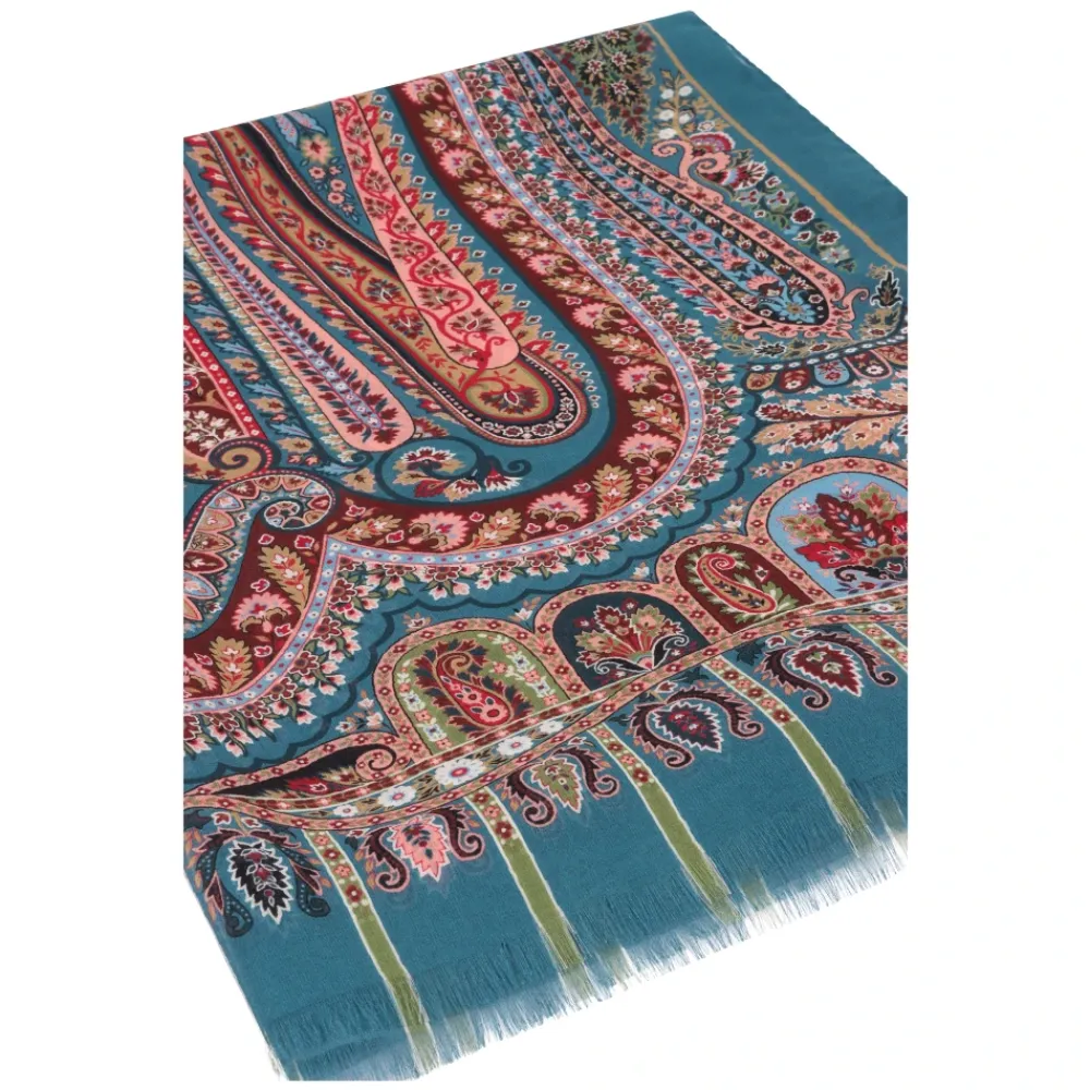 DAMES Etro Sjaals^Geprinte Zijden Sjaal