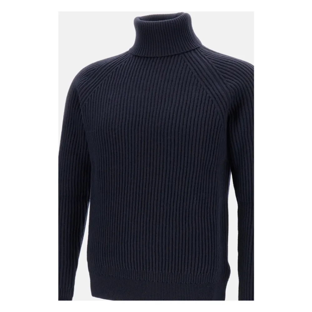 Heren Zanone Truien & Vesten^Geribbelde coltrui