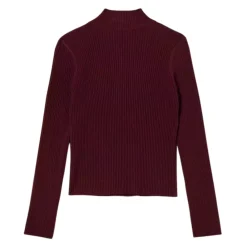 Twinset Geribbelde coltrui met ovale T