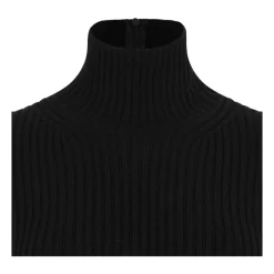 DAMES Max Mara Truien & Vesten^Geribbelde coltrui van wol en kasjmier