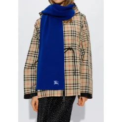 DAMES Burberry Sjaals|Sjaals^Geribbelde Kasjmier Sjaal
