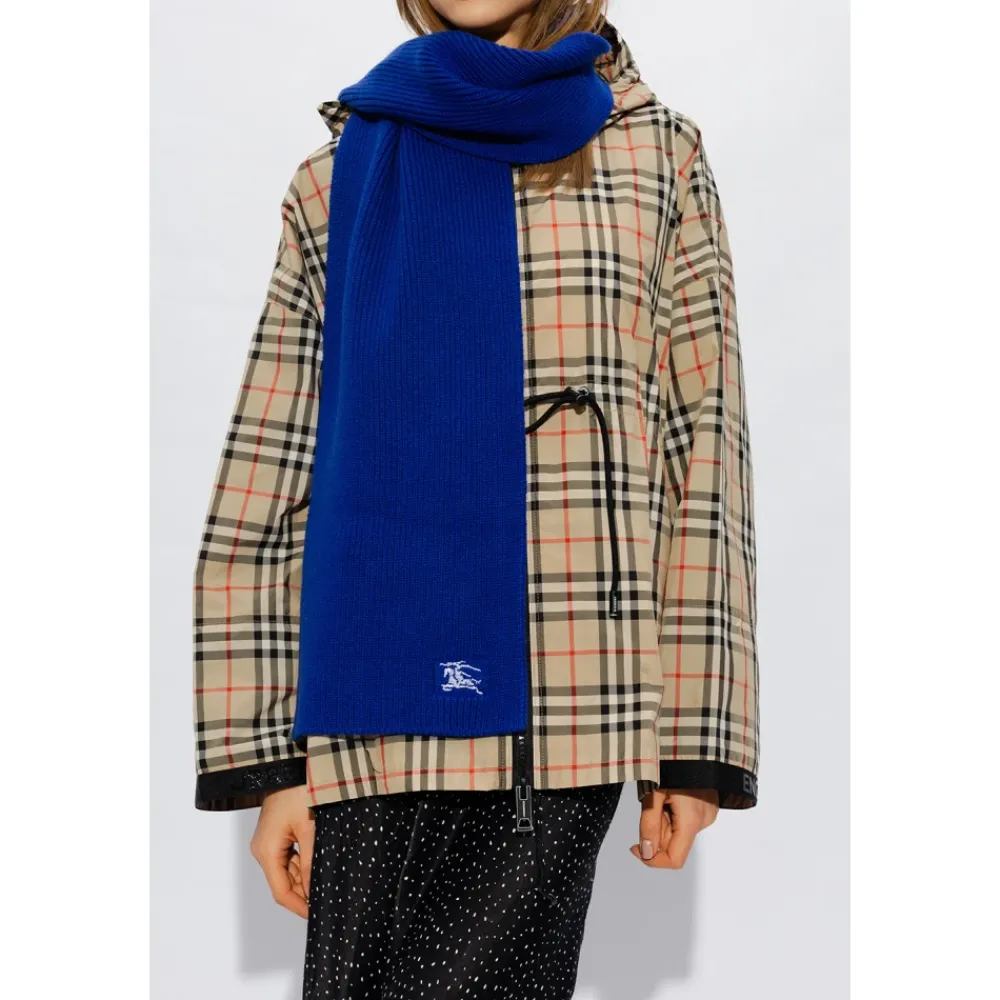 DAMES Burberry Sjaals|Sjaals^Geribbelde Kasjmier Sjaal
