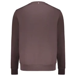 Heren Herno Geribbelde Katoenen Crew-Neck Sweatshirt