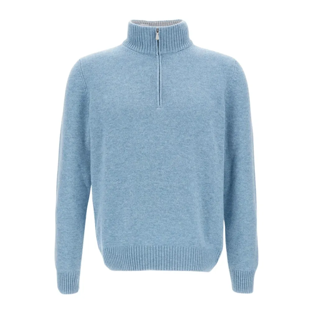 Heren Gran Sasso Truien & Vesten^Geribbelde Rolkraagtrui