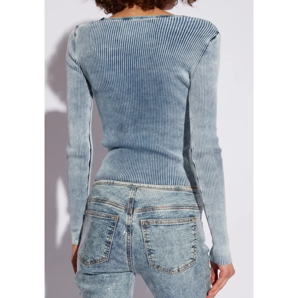 DAMES Diesel Geribbelde top