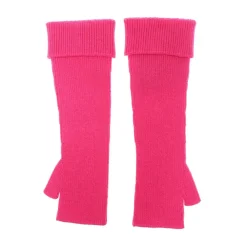 DAMES Versace Geribbelde Wollen Handschoenen met Medusa Detail