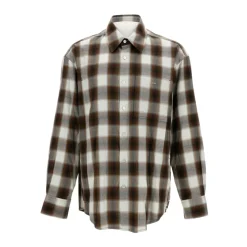 Heren WOOYOUNGMI Overhemden^Geruit Overhemd