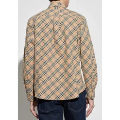 Heren Burberry Geruit Overhemd