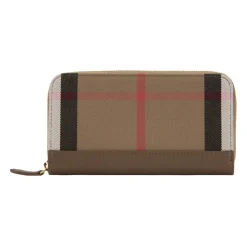 DAMES Burberry Geruit Patroon Damesportemonnee