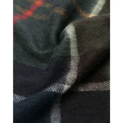 Heren Barbour Geruit Patroon Wol-Kasjmier Sjaal