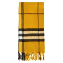 DAMES Burberry Sjaals|Sjaals^Geruite Cashmere Sjaal met Franje