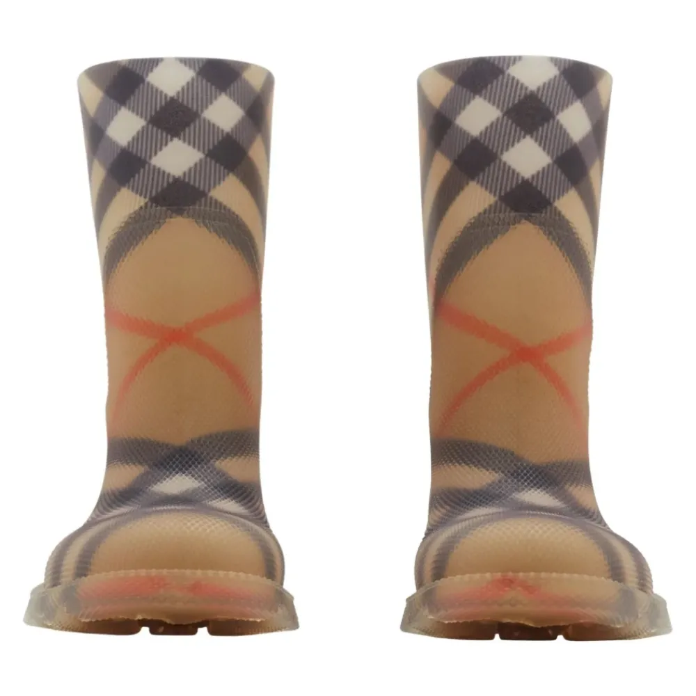 Burberry Laarzen^Geruite Kinderlaarzen Ronde Neus