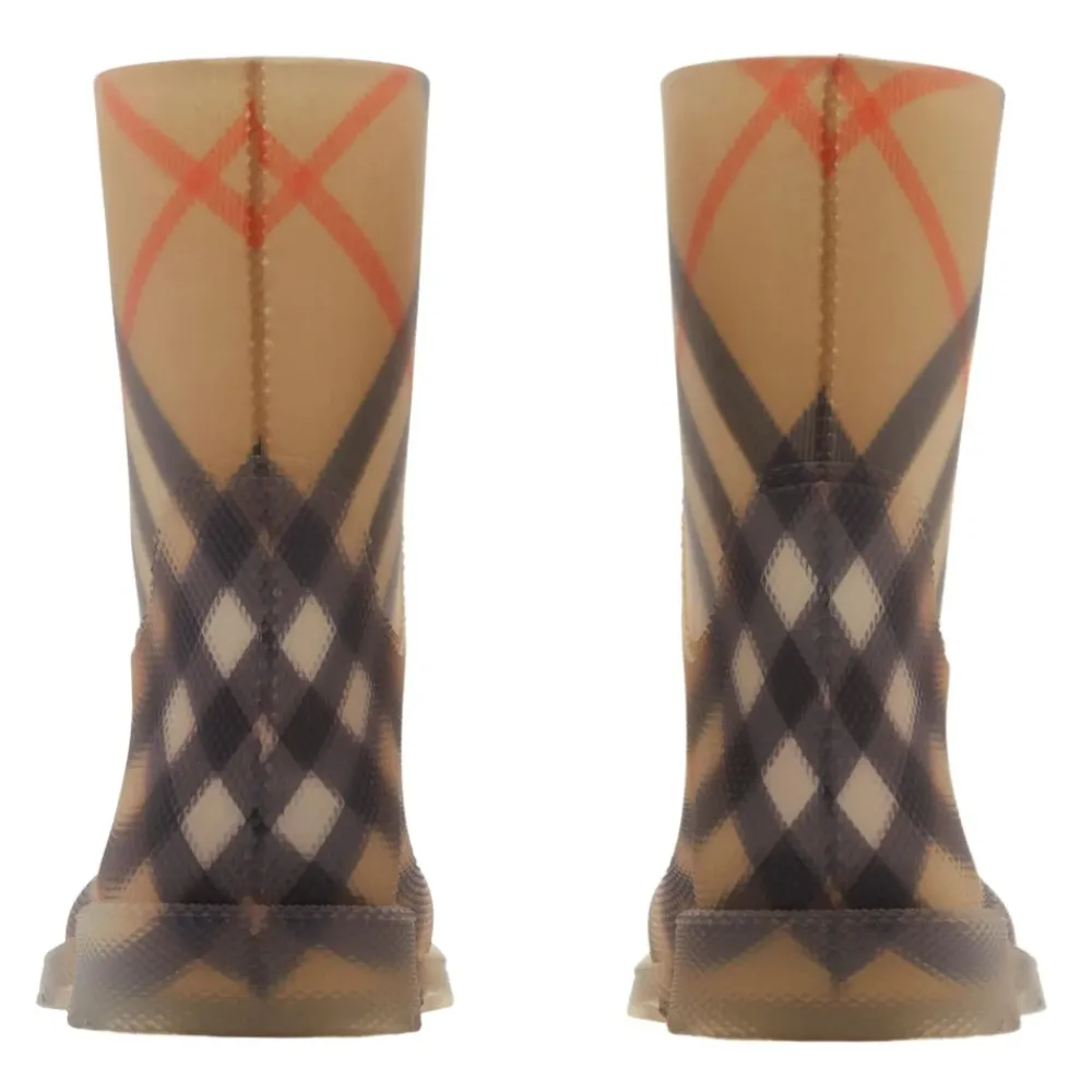 Burberry Laarzen^Geruite Kinderlaarzen Ronde Neus