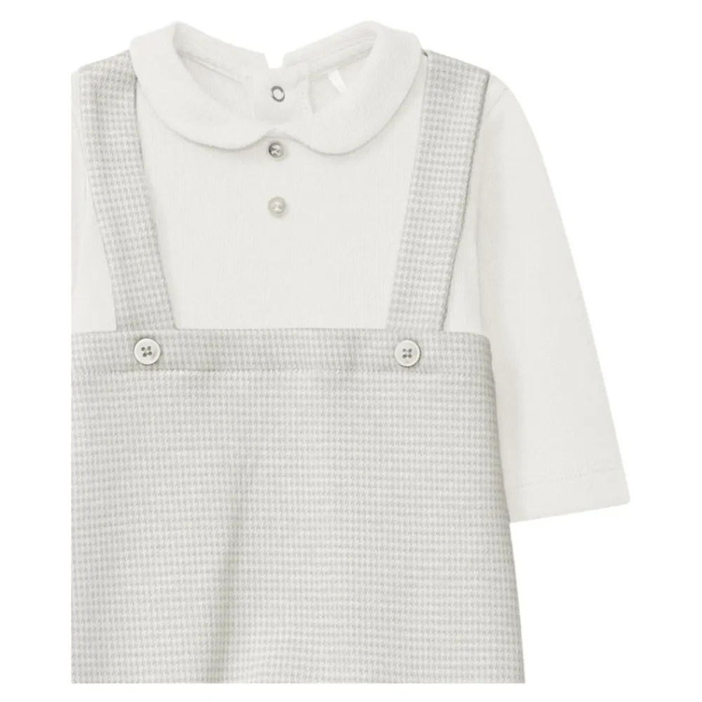 Laranjinha Bodysuits & Sets^Geruite Playsuit met Bretels