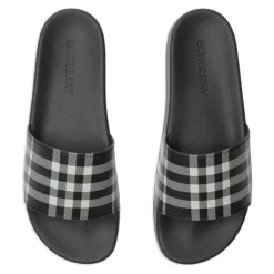 Heren Burberry Geruite Print e Sandalen Gemaakt in Italië