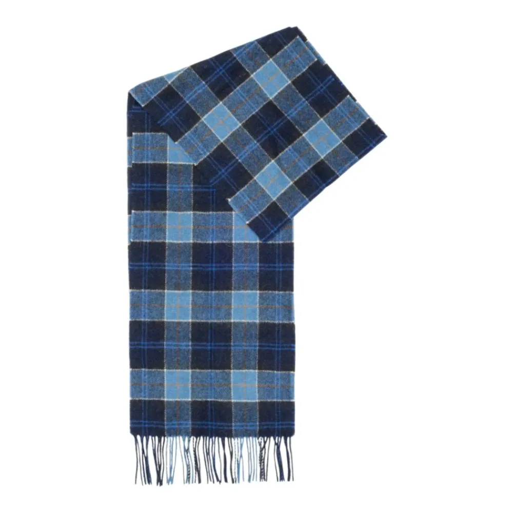 Heren Barbour Sjaals^Geruite wollen sjaal voor handwas