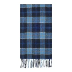 Heren Barbour Sjaals^Geruite wollen sjaal voor handwas