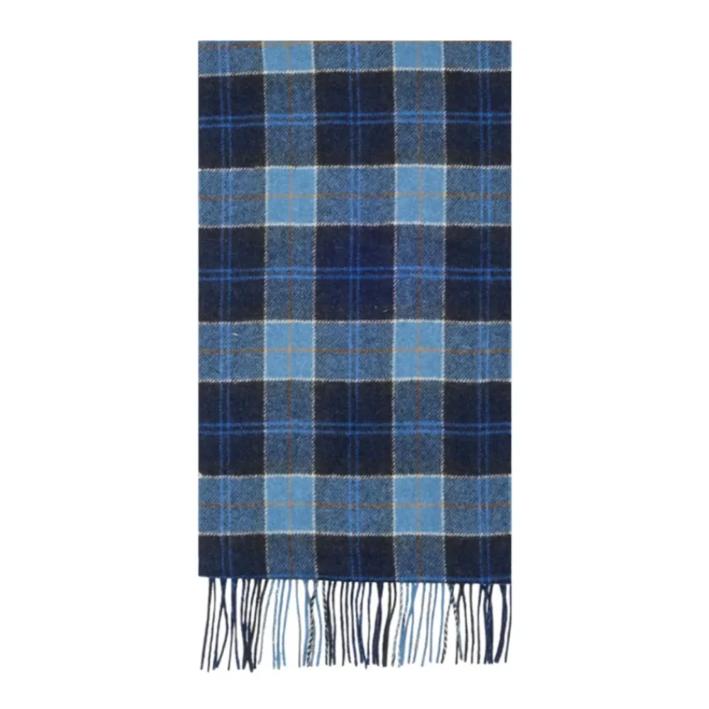 Heren Barbour Sjaals^Geruite wollen sjaal voor handwas