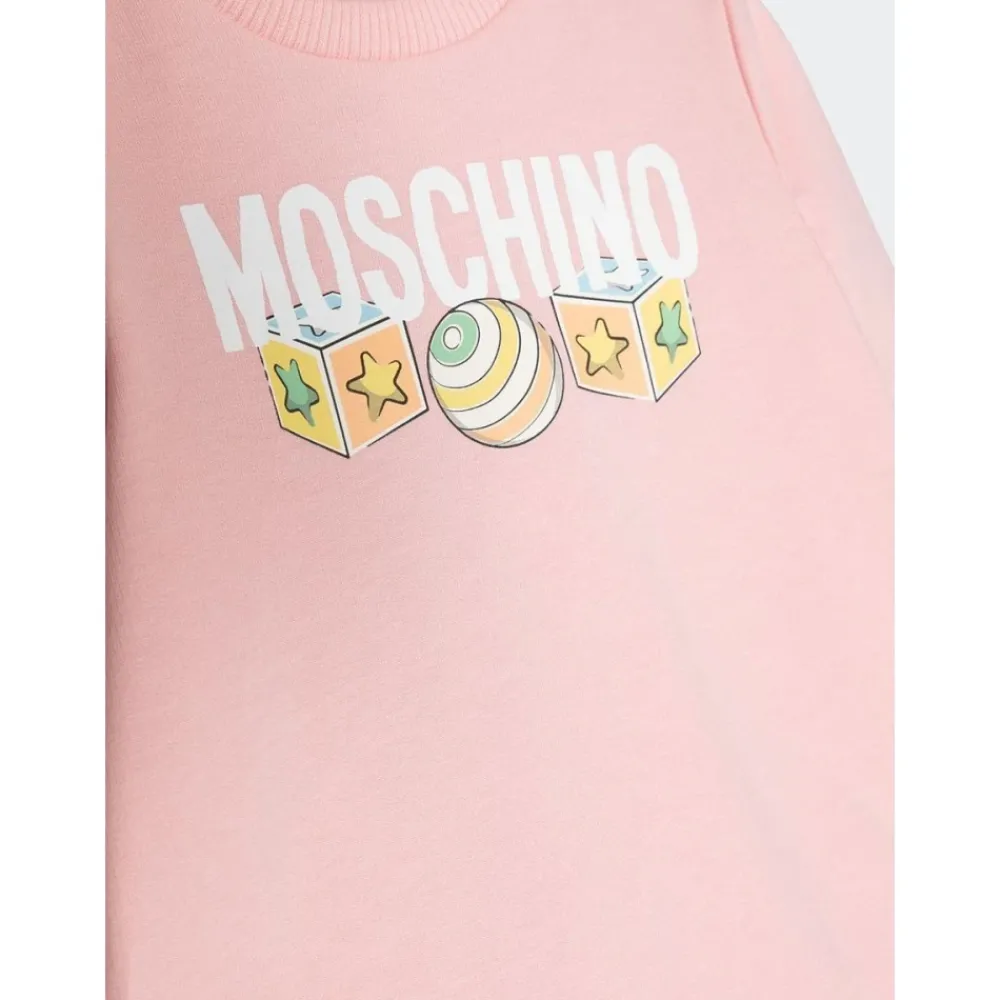 Moschino Geschenkset Bodysuit, Slab en Muts