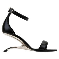 DAMES Alexander McQueen Gesp Leren Sandalen