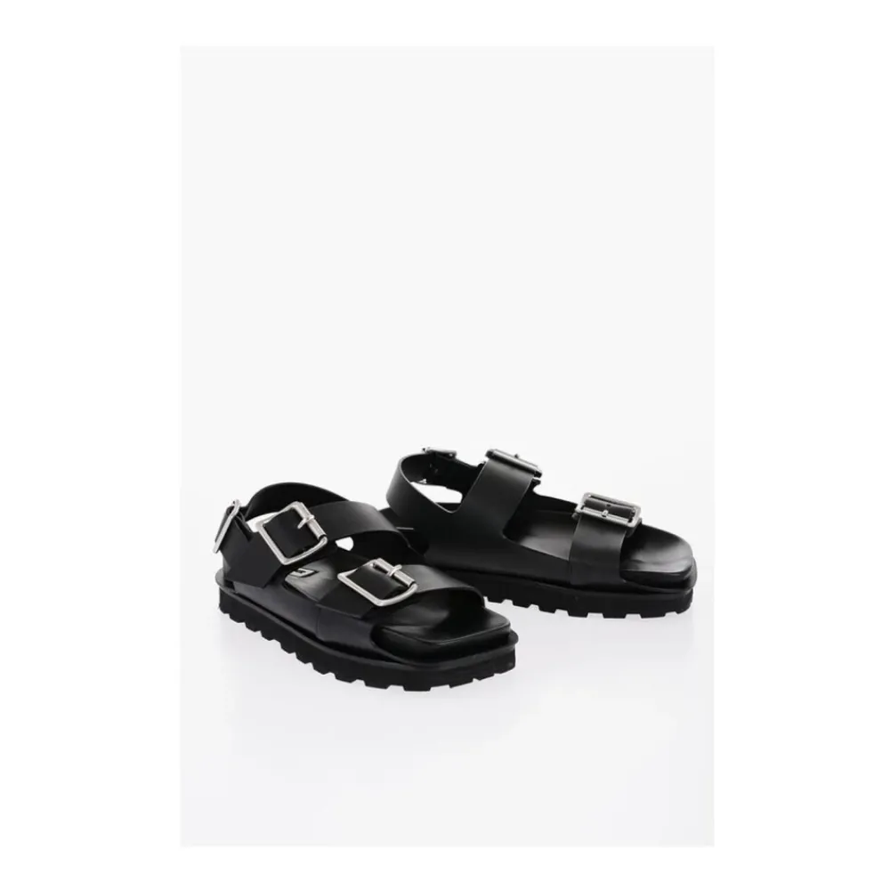 Heren Jil Sander Sandalen^Gesp Plateau Sandalen
