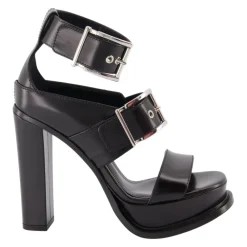 DAMES Alexander McQueen Gesp Plateau Sandalen