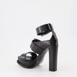 DAMES Alexander McQueen Gesp Plateau Sandalen