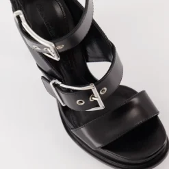 DAMES Alexander McQueen Gesp Plateau Sandalen