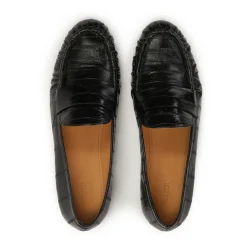 DAMES Kazar Loafers^Gestempeld leren instap halfschoenen