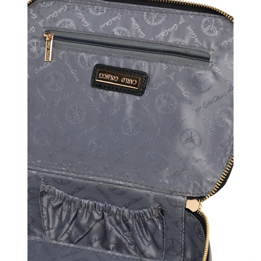 DAMES Carlo Colucci Toilettassen^Gestikte Toilettas