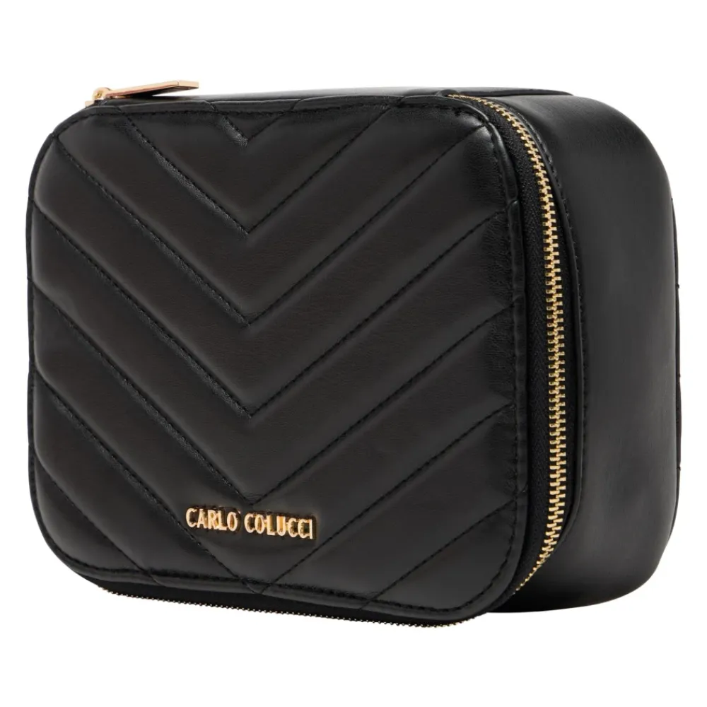 DAMES Carlo Colucci Toilettassen^Gestikte Toilettas