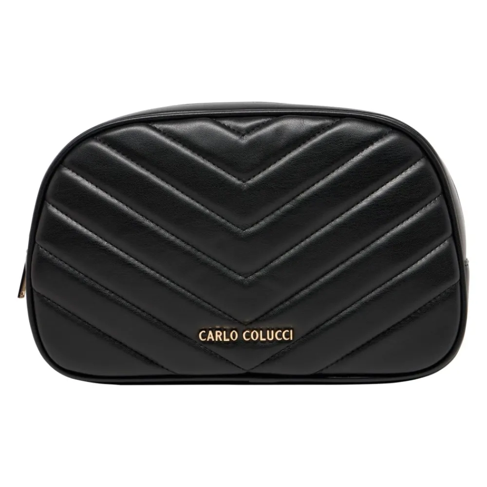 DAMES Carlo Colucci Toilettassen^Gestikte Toilettas Doga