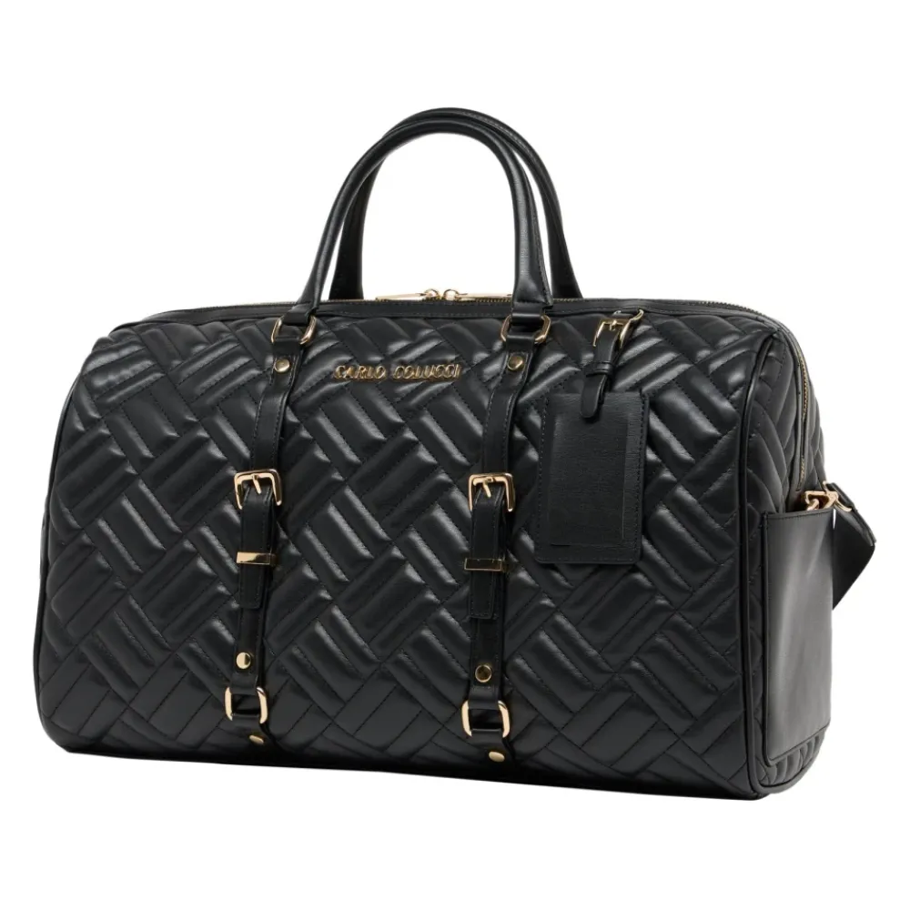 DAMES Carlo Colucci Gestikte Weekender Tas