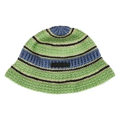 DAMES Stella McCartney Gestreept Gehaakt Katoenen Hoed