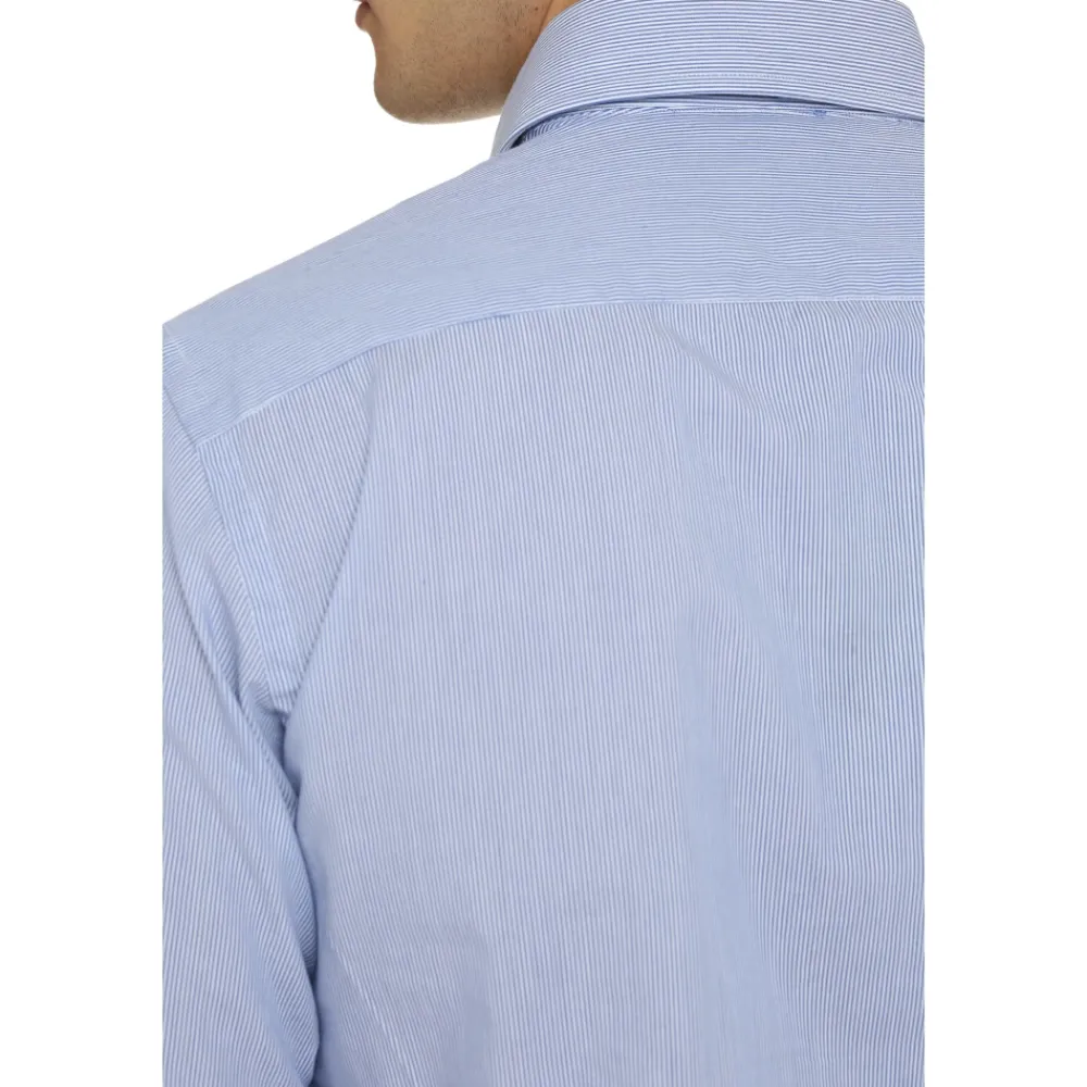 Heren THE (Alphabet) Gestreept katoenen overhemd