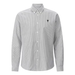 Heren Ami Paris Overhemden^Gestreept Logo Overhemd