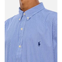 Heren Polo Ralph Lauren Overhemden^Gestreept Slim-Fit Overhemd