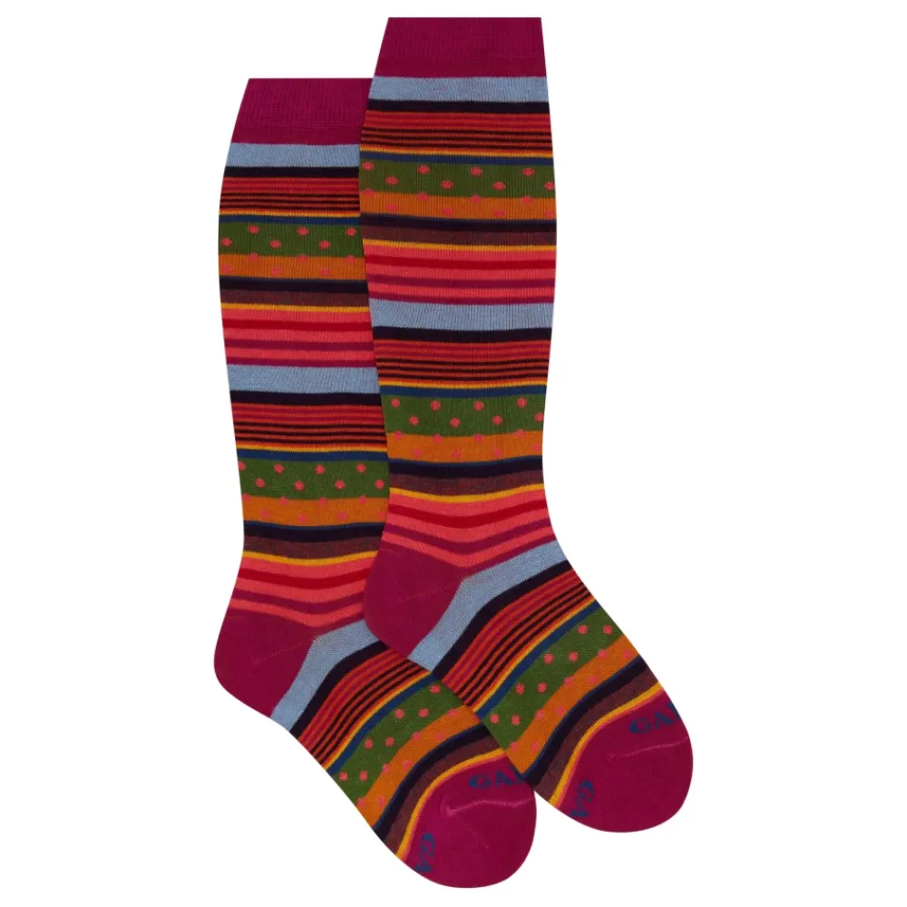 GALLO Ondergoed & Sokken^Gestreepte & gestippelde kindersokken