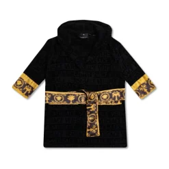 Versace Gestreepte badjas voor kinderen