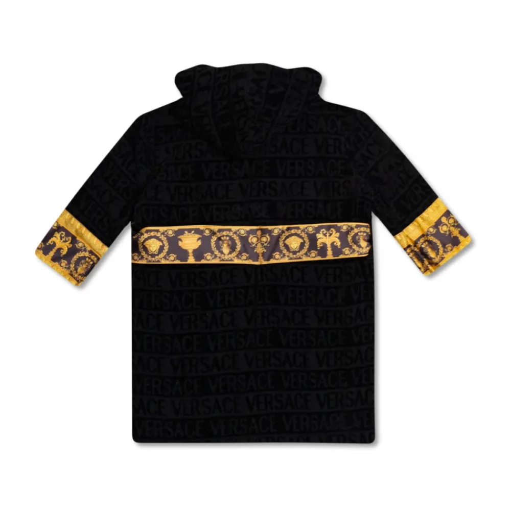 Versace Gestreepte badjas voor kinderen