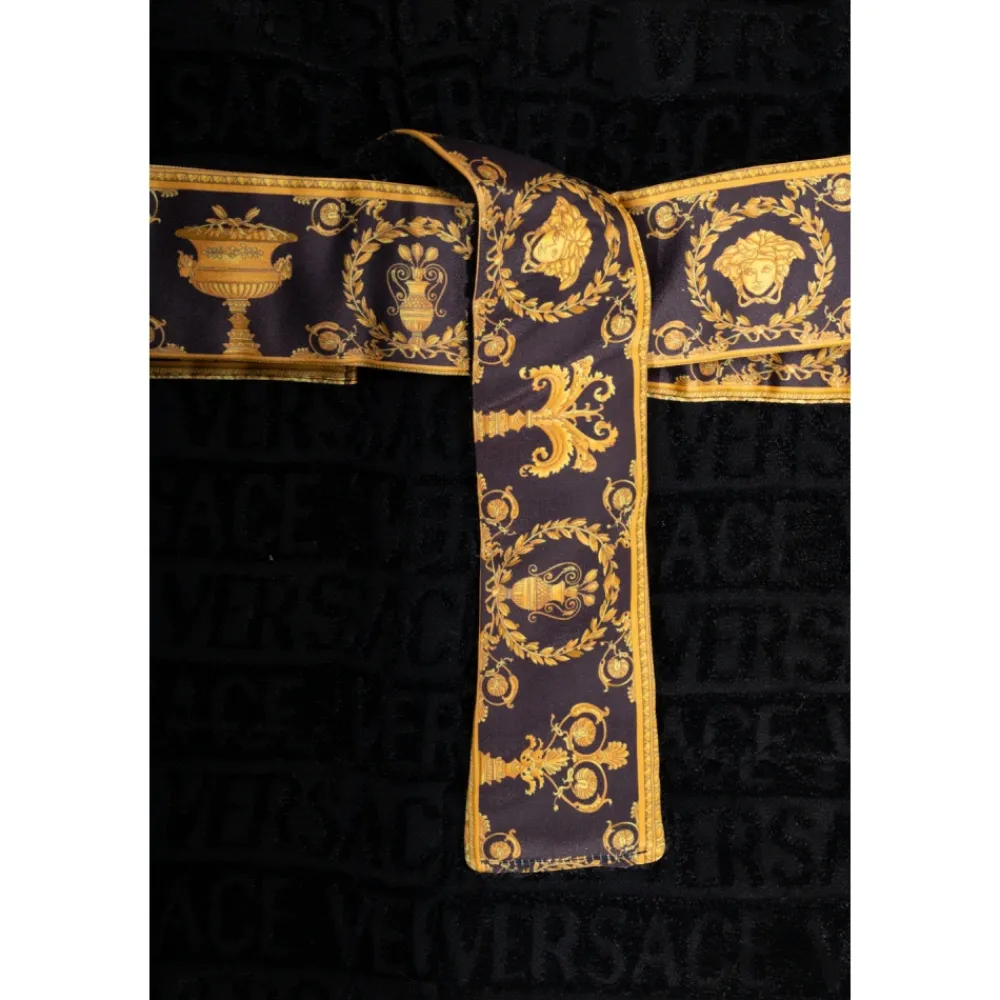 Versace Gestreepte badjas voor kinderen