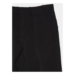 Heren Saint Laurent Broeken^Gestreepte Baggy Canvas Broek